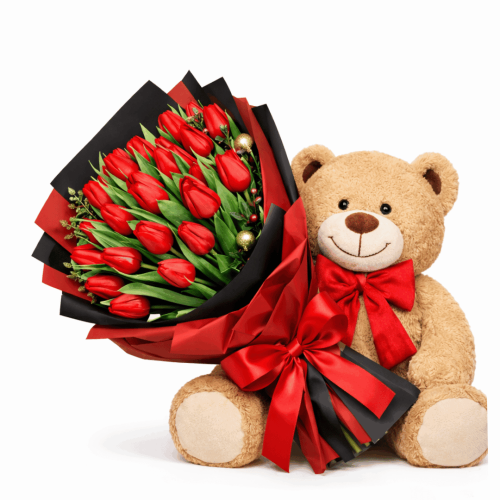 Regalo floreale romantico per fidanzata a Napoli